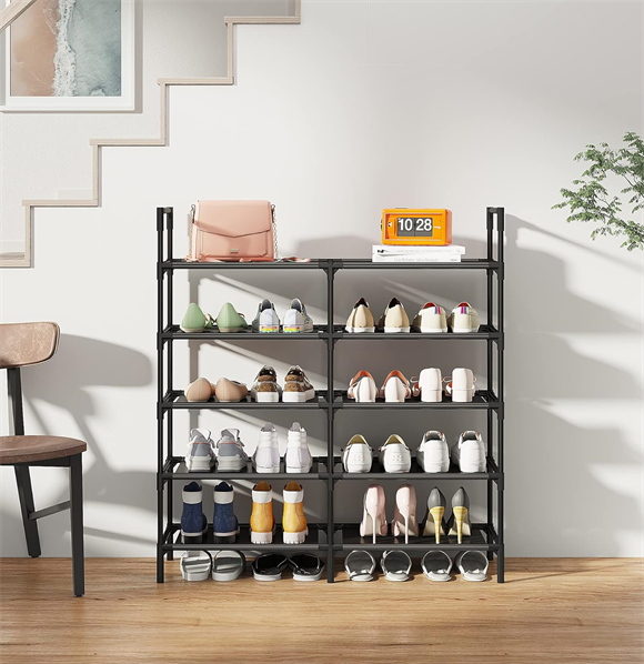 Shoe rack without cover